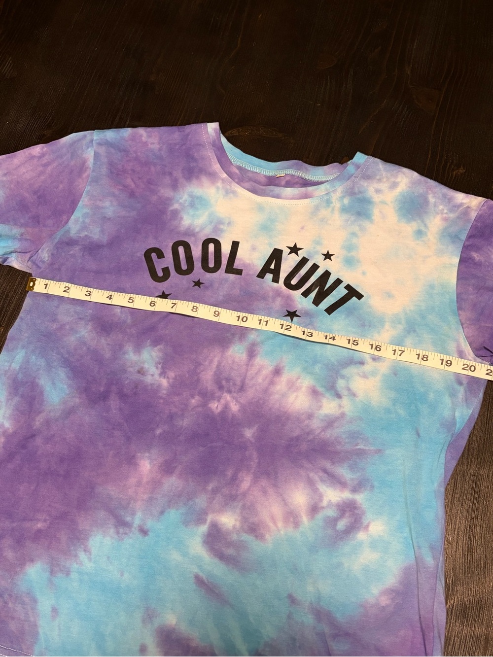 Cool Aunt Tye Dye T-Shirt - Picture 6 of 7